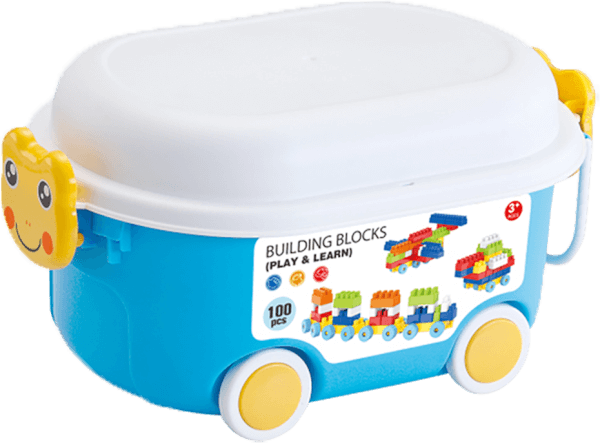 Hộp có bánh xe lắp ráp nhiều chi tiết RFD520489 C402