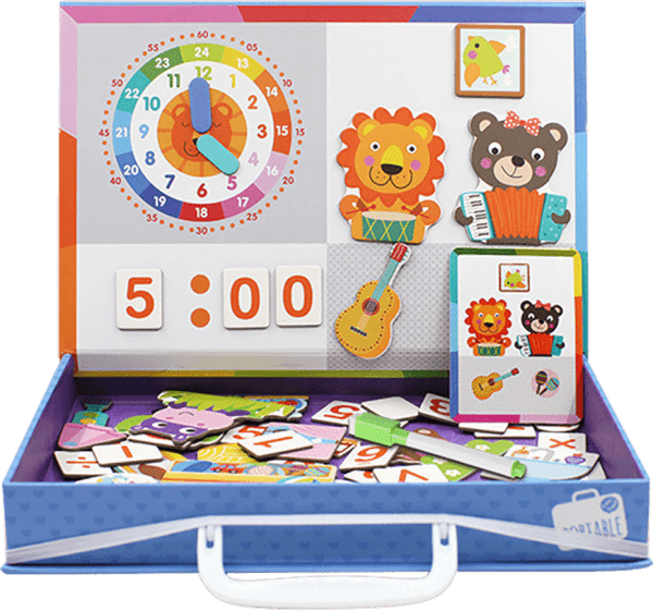 Hộp ghép hình cao cấp chủ đề hoạt động trong ngày kèm thẻ hình và bảng vẽ RFD574540 C402