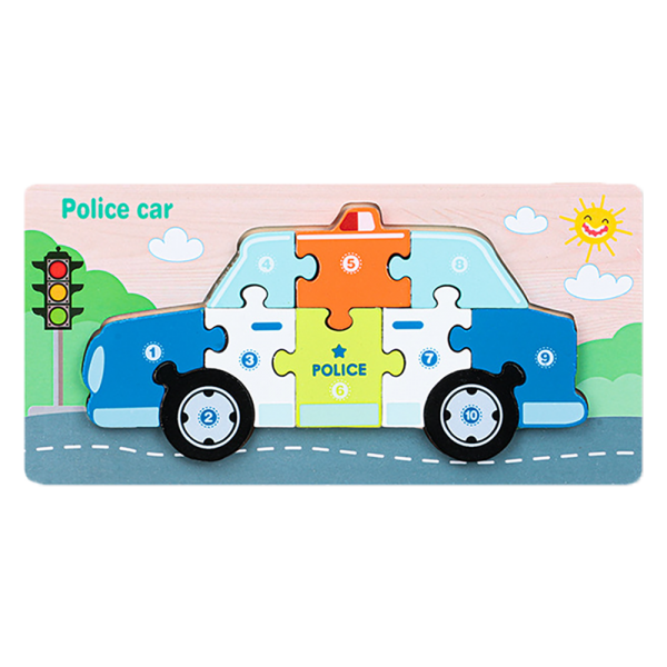 Miếng ghép gỗ nhiều màu sắc giáo dục sớm cho bé RFD581504 C402 (Màu ngẫu nhiên)