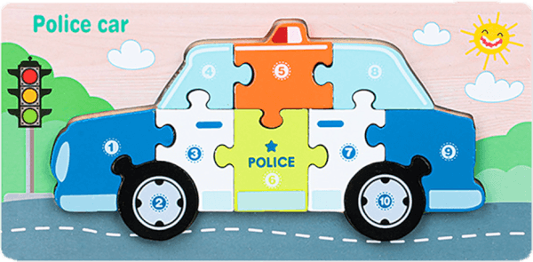 Miếng ghép gỗ nhiều màu sắc giáo dục sớm cho bé RFD581504 C402 (Màu ngẫu nhiên)