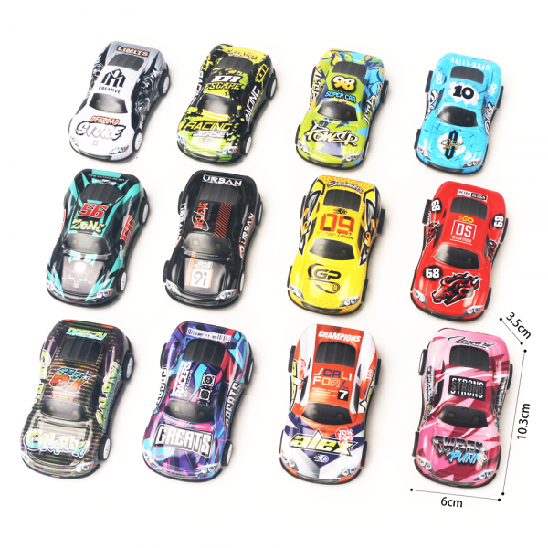 Bộ 9 xe đua mô hình đa màu chạy trớn HW23162153 C402