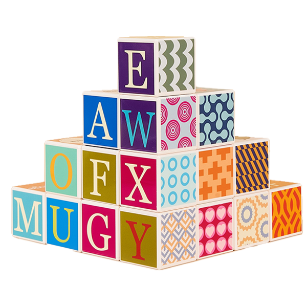 Bộ khối vuông học tập đa chủ đề 24pcs HW23162004 C402