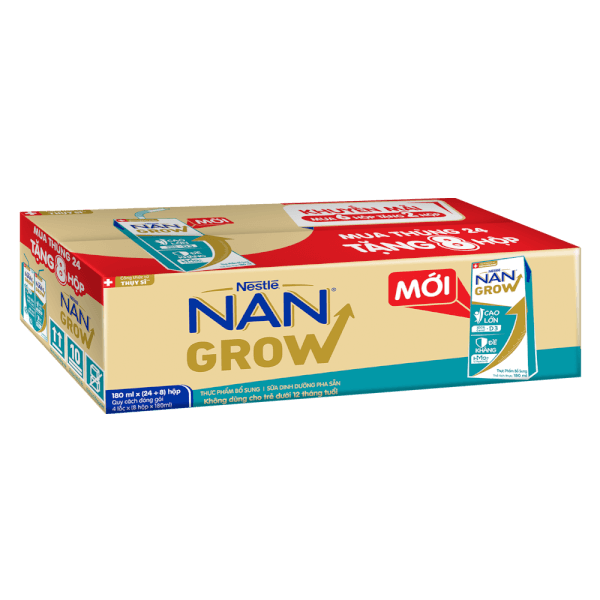 Thực phẩm bổ sung Nestlé NANGROW 4 (8x180ml) Mua 6 tặng 2