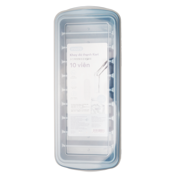 Khay đá thanh Kari 10 viên (INC, có nắp)