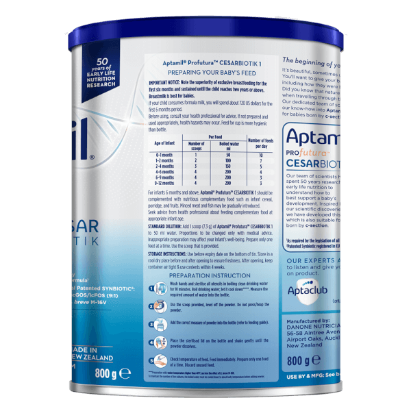 Aptamil Profutura Cesarbiotik 1 800g (0-12 tháng)
