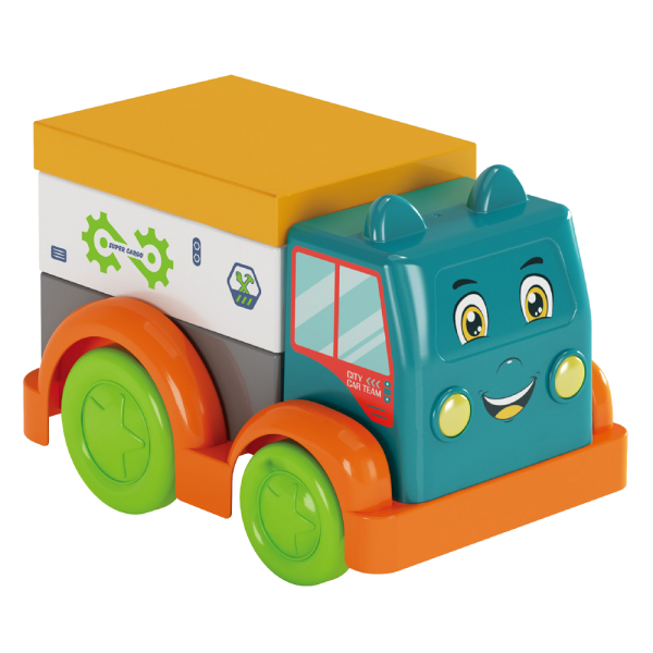 Đồ chơi khối xếp hình xe có âm thanh sinh động CY586594 C402