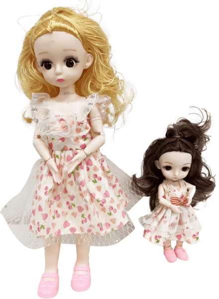 Búp bê 2 chị em tóc vàng dễ thương CY598257 C402