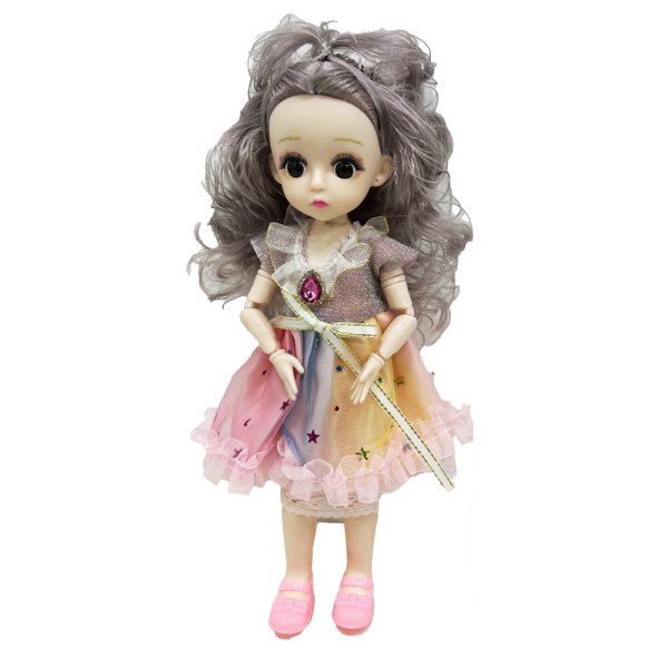 Búp bê công chúa cầu vồng kèm phụ kiện tóc CY598473 C402