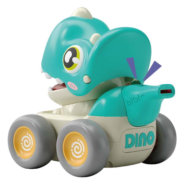 Bộ 2 xe ô tô khủng long chạy đà siêu ngầu có còi xe CY522513 C401