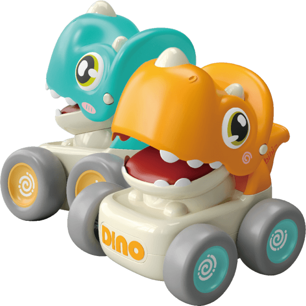 Bộ 2 xe ô tô khủng long chạy đà siêu ngầu có còi xe CY522513 C401