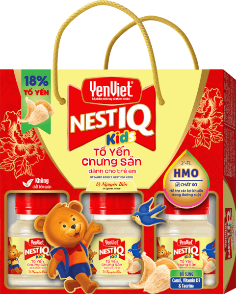 Tổ Yến Chưng Sẵn Dành Cho Trẻ Em YenViet NestIQ