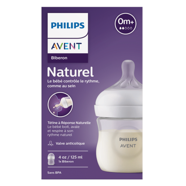 Bình sữa Philips Avent mô phỏng tự nhiên 125ml mẫu mới (SCY900/01, 0M+)