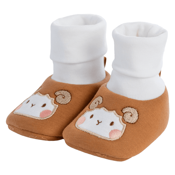 Giày sơ sinh cao cổ Animo A2404_MN002 (9-11,Vàng)