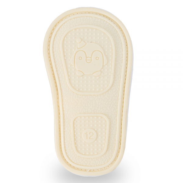 Giày tập đi bé trai Animo A2404_MN042 (12-14,Kem)