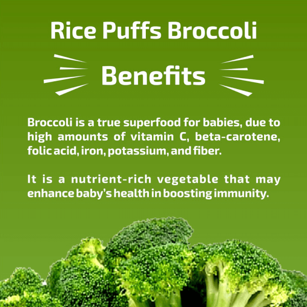 Combo 2 Bánh ăn dặm Grinny vị bông cải xanh và táo