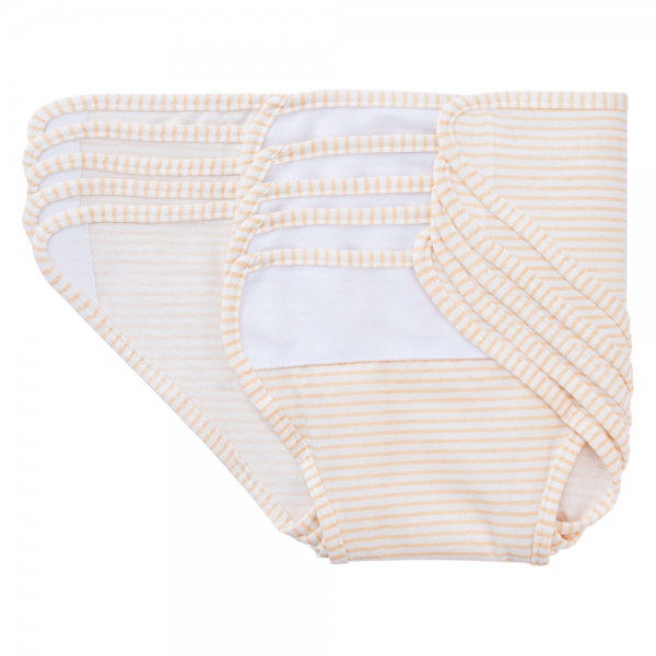 Set 5 tã vải sơ sinh Animo BA1022079 (NB,Vàng sọc)