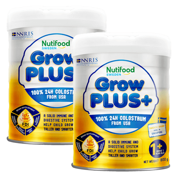 Combo 2 Sữa GrowPLUS+ Sữa non Vàng 800g (trên 1 tuổi)