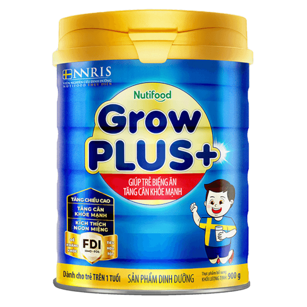 Combo 6 lon Sữa GrowPLUS+ Xanh 900g (từ 1 tuổi)