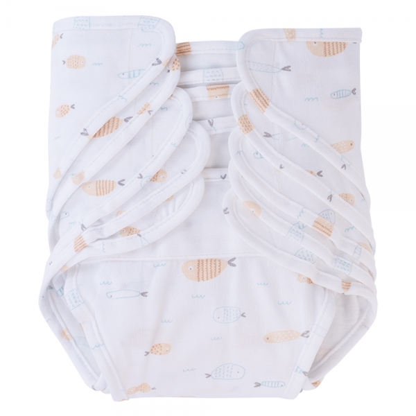 Set 5 tã vải sơ sinh Animo BA0624021 (NB,Nhiều màu, Giao mẫu ngẫu nhiên)