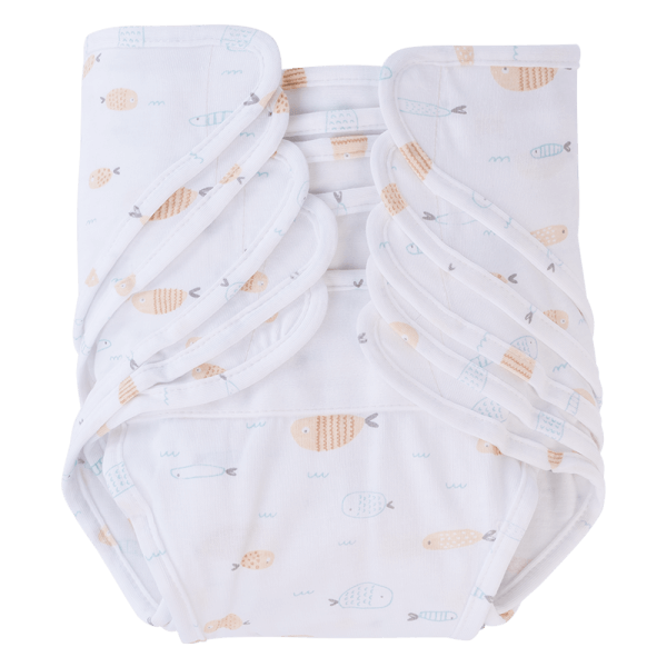 Set 5 tã vải sơ sinh Animo BA0624021 (NB,Nhiều màu, Giao mẫu ngẫu nhiên)