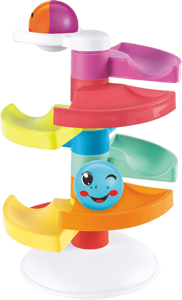 Đồ chơi giáo dục ghép hình cầu trượt và thả bóng lăn mặt cười RFD577192 C404