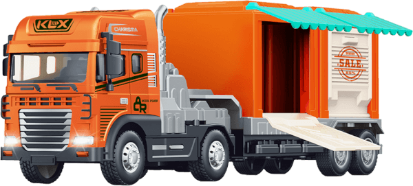 Xe chở hàng chạy trớn có âm thanh và đèn RFD541677 C404 (Cam)