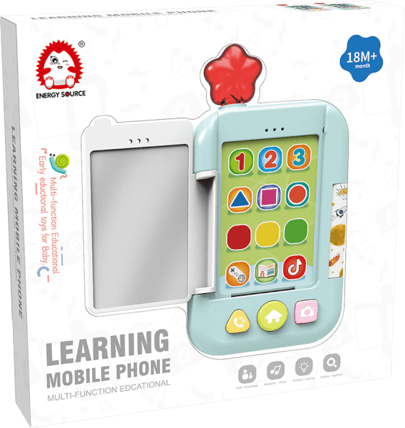 Điện thoại có nắp đóng mở kèm gương có nhạc đèn RFD577426 C404 (Xanh)