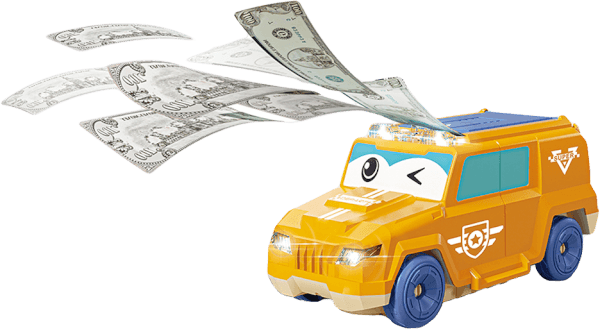 Xe bắn tiền siêu ngầu có nhạc đèn LH16880524 C404 (Vàng)