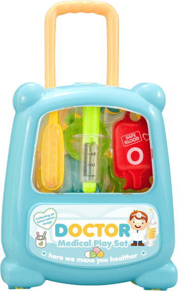 Vali nhập vai bác sĩ 12pcs LH16880537 C404 (Xanh dương)