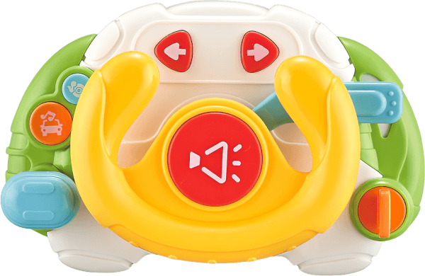 Đồ chơi vô lăng lái xe mini có nhạc đèn LH16880528 C404 (Vàng)