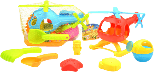 Bộ máy bay trực thăng đi biển 7pcs LH16860305 C404 (Xanh dương)