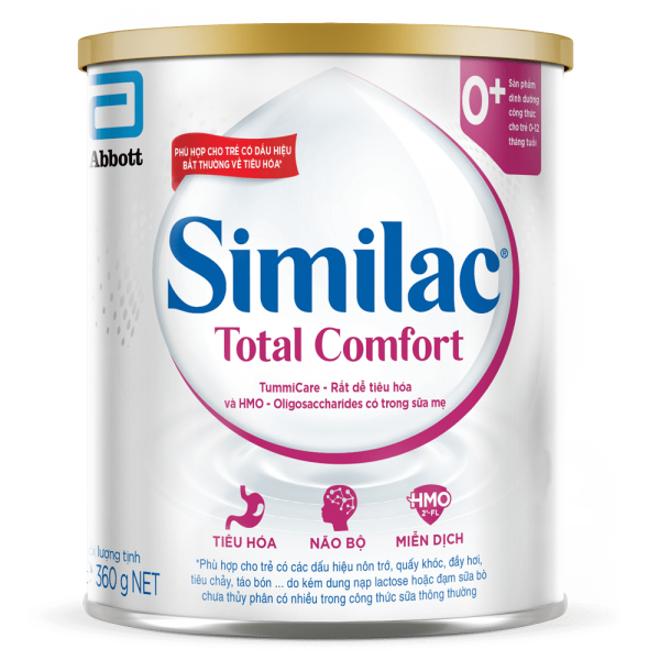 Sữa Similac Total Comfort 0+ (HMO) 360g (0-12 tháng) (giao bao bì ngẫu nhiên)