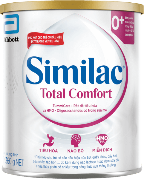 Sữa Similac Total Comfort 0+ (HMO) 360g (0-12 tháng) (giao bao bì ngẫu nhiên)