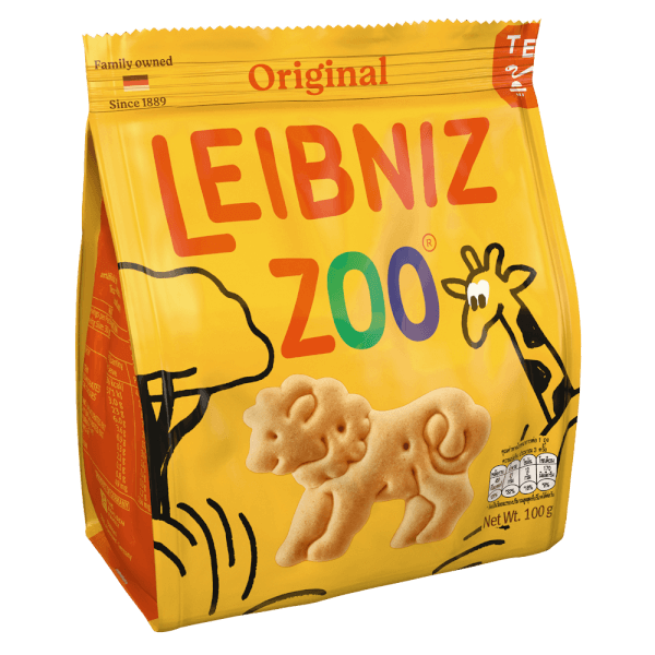 Bánh qui bơ hình thú Bahlsen Zoo 100g