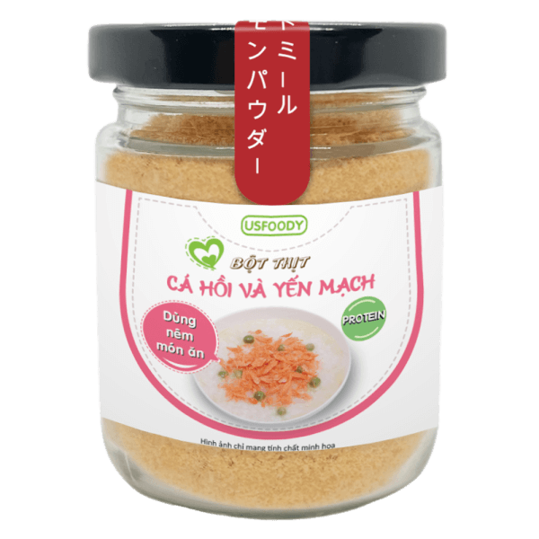 Bột thịt cá hồi và yến mạch 35g