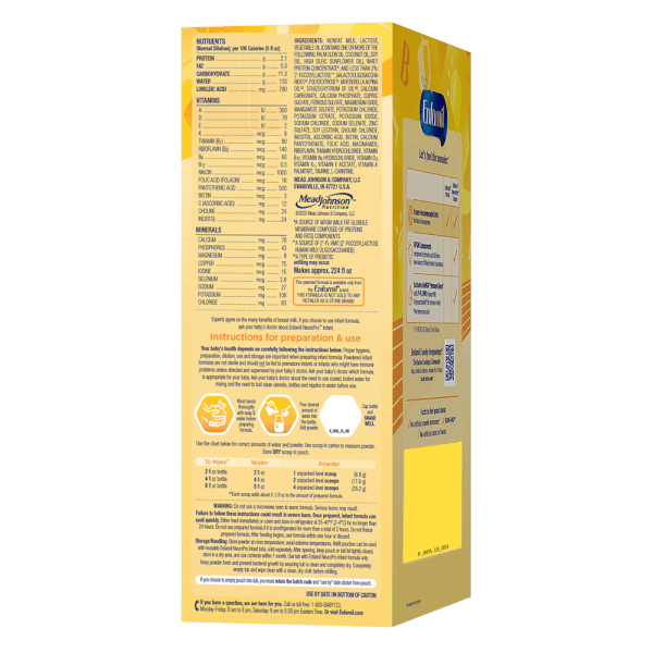 Sữa Enfamil NeuroPro Infant Formula 890g (0-12 tháng)