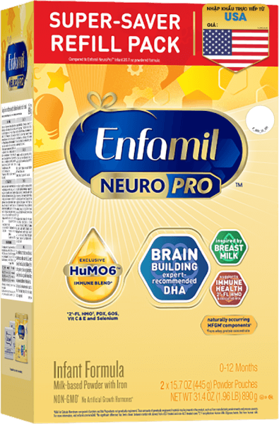 Sữa Enfamil NeuroPro Infant Formula 890g (0-12 tháng)