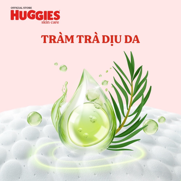 Tã quần Huggies Skincare gói cực đại (M, 6-11kg, 76 miếng) (giao bao bì ngẫu nhiên)