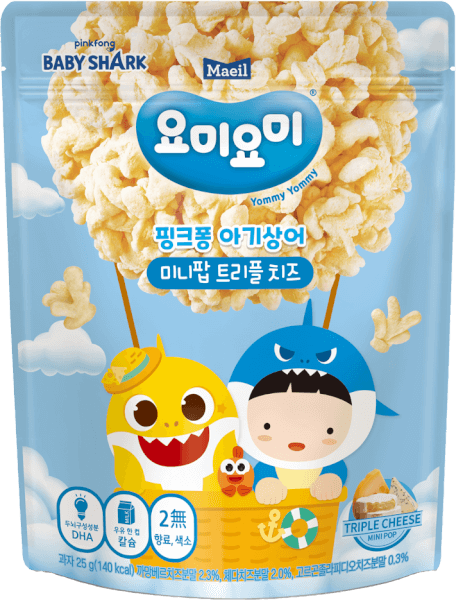 Thực Phẩm Bổ Sung Bánh Bỏng Bổ Sung Dha Yommy Maeil Ba Loại Phô Mai