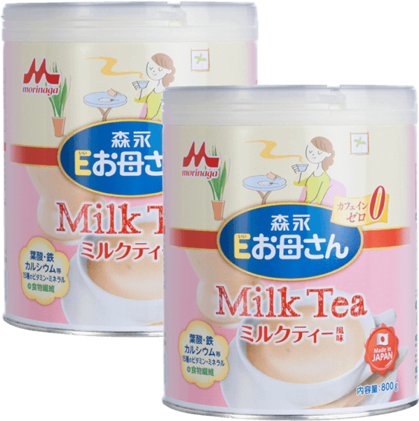 Combo 2 Sữa bầu Morinaga E-Okasan hương trà sữa 800g