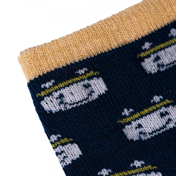 Set 2 đôi vớ sợi tre bé trai Animo XVV0524006 (0-6M,Nhiều màu)