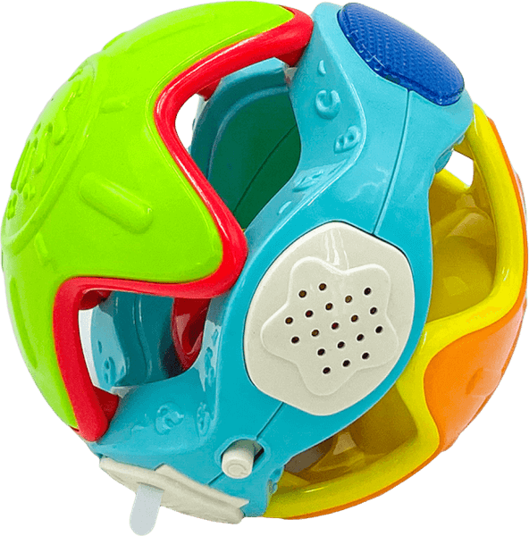 Quả bóng xúc xắc cầu vồng có nhạc đèn YN574186 C404