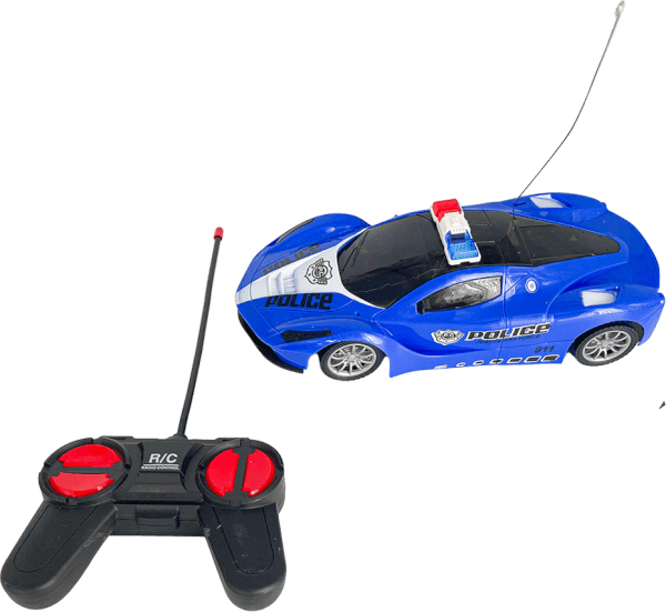 Xe cảnh sát điều khiển từ xa có đèn YN551207 C404 (Xanh)