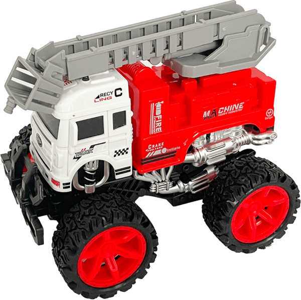 Xe cứu hỏa địa hình chạy trớn có 2 chế độ xe cao và thấp YN450171 C404 (Đỏ)