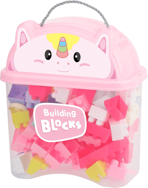 Hộp khối xếp hình 65pcs YN569882 C404 (Hồng)