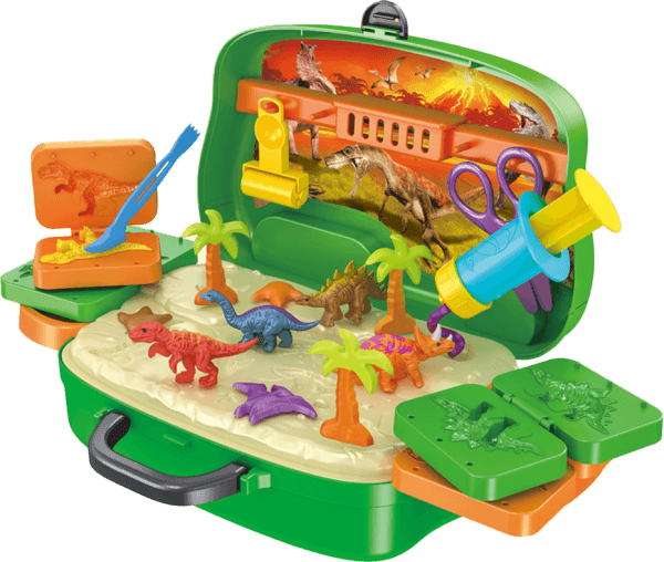 Hộp xe nhập vai đất nặn thế giới khủng long CY143827 C404