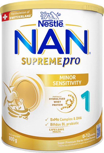 Sữa NAN SUPREME PRO số 1 800g (0-12 tháng)