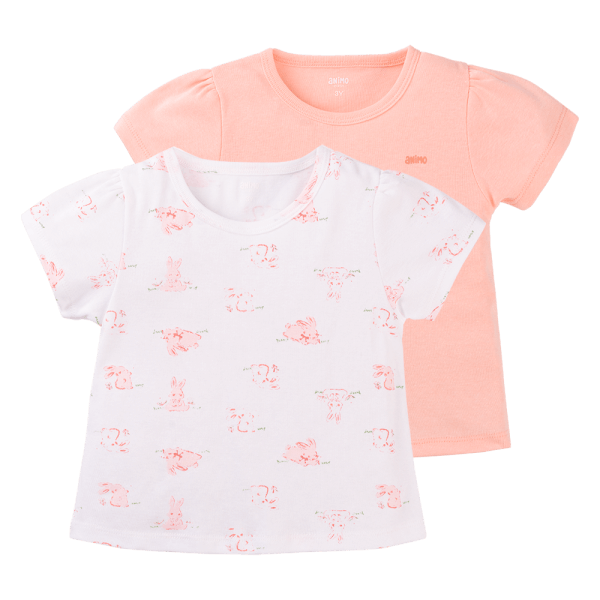 Set 2 áo bé gái Animo Easy BH0624019 (1-4Y,Nhiều màu)