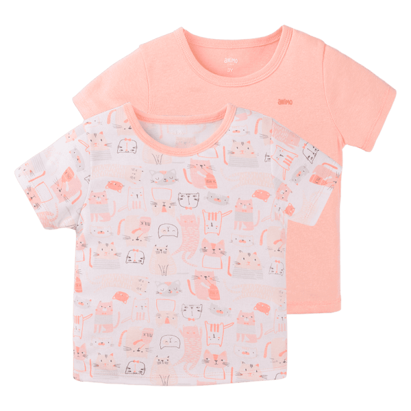 Set 2 áo bé gái Animo Easy BH0624017 (1-4Y,Nhiều màu)