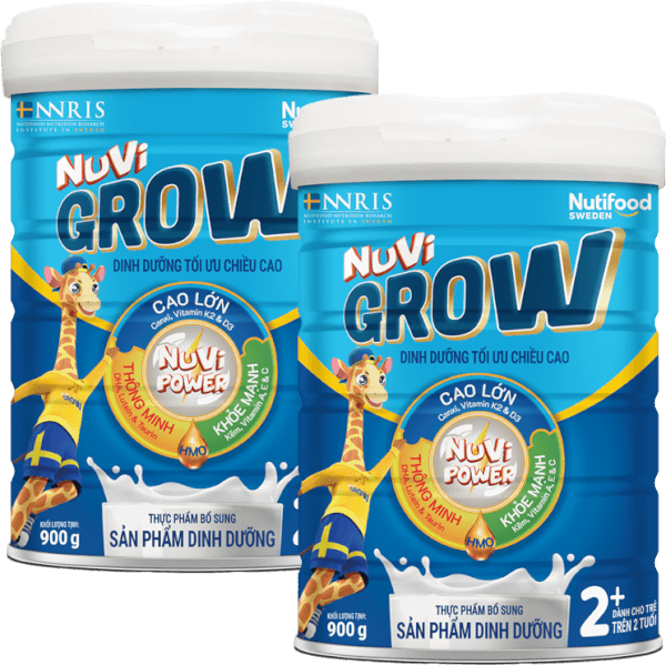 Combo 2 TPBS SPDD Nuvi Grow 2 Lon 900g